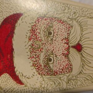 Vintage Santa Cone Ornaments - Set of 3